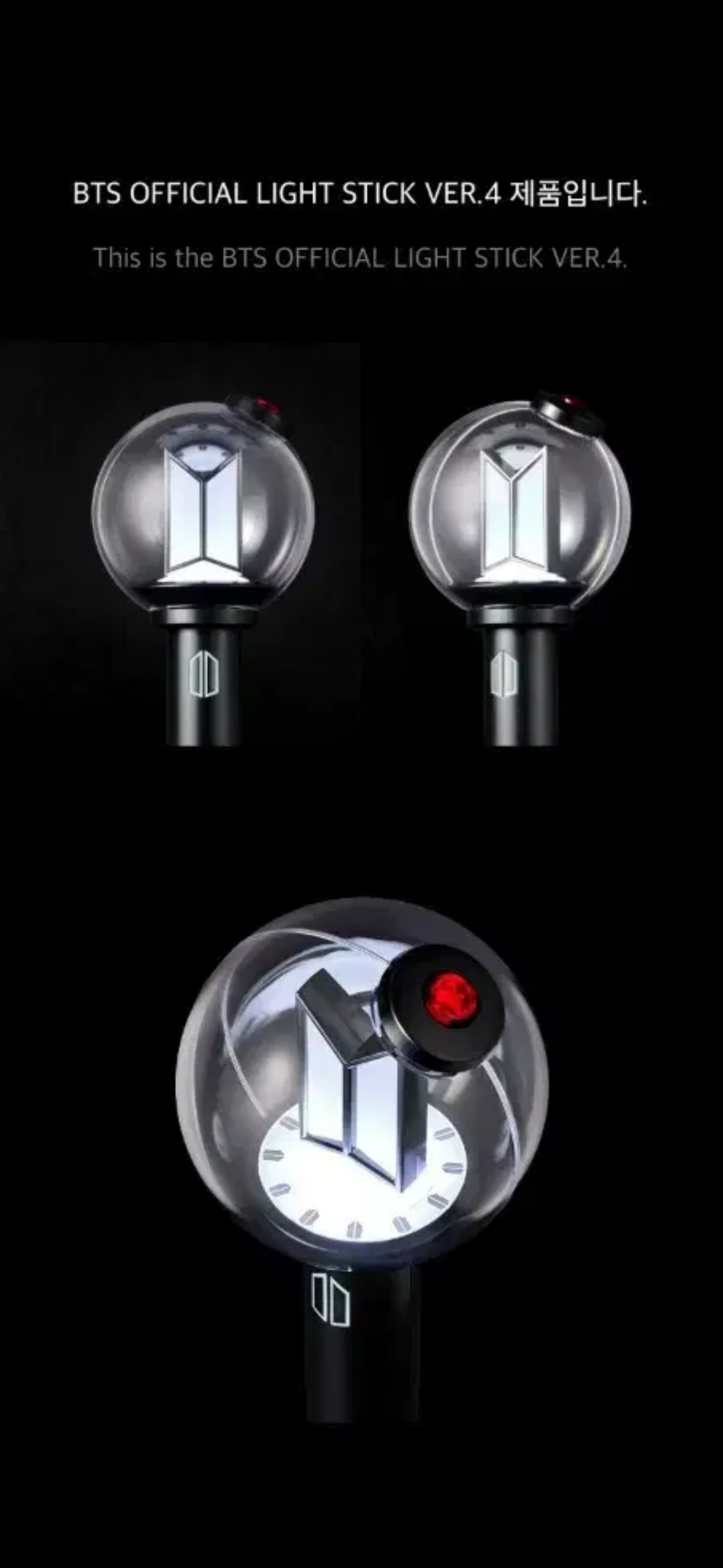 BTS Official Army Bomb Ver. 4 / BTS Fan Light Stick