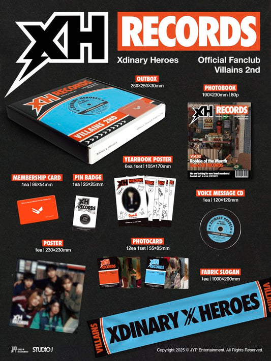 Xdinary HeroesOfficial Fanclub Kit - Villains 2nd Gen
