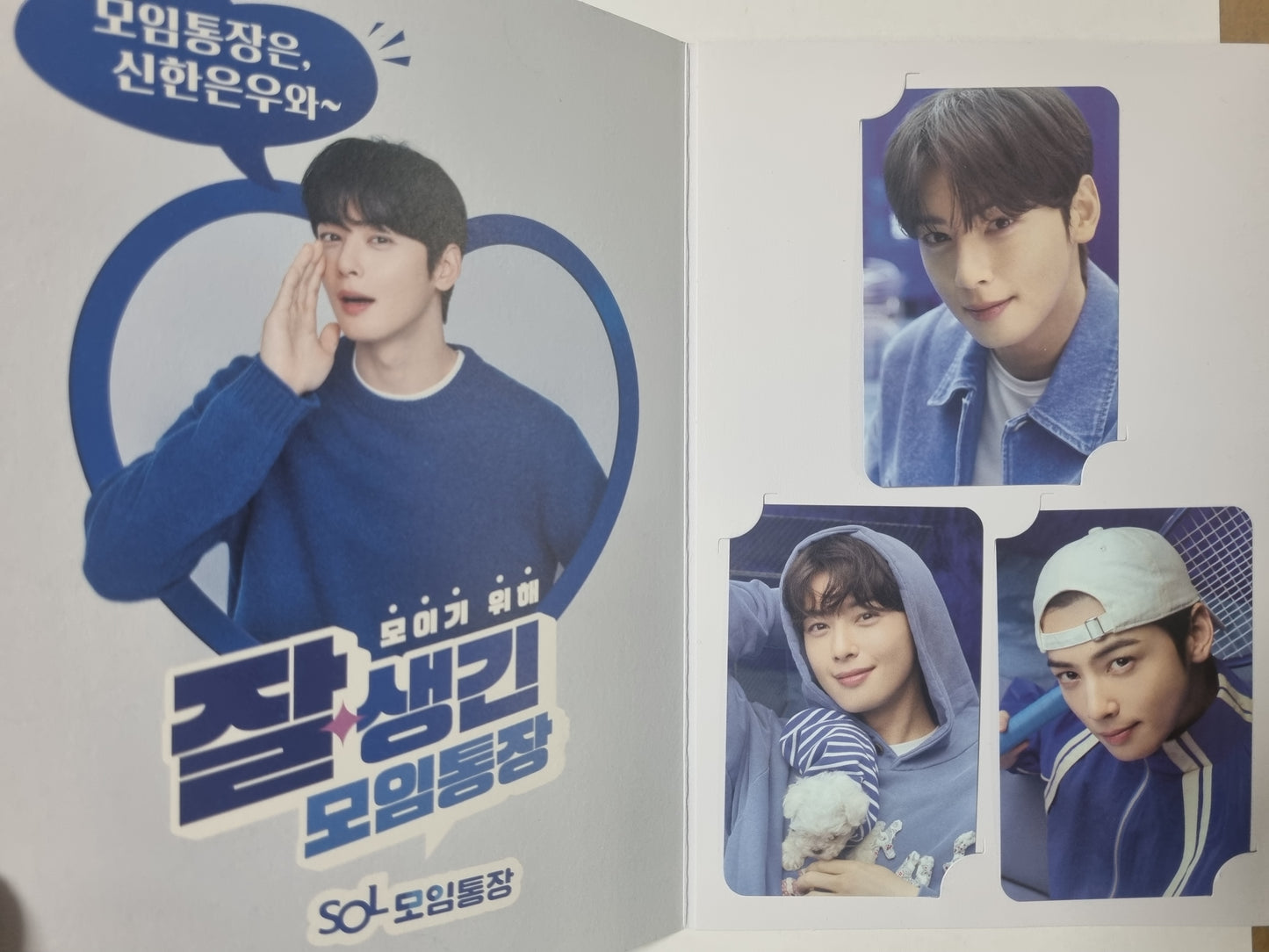 Cha Eunwoo X Shinhan Bank Official Photocards