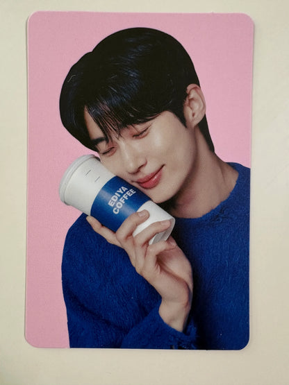 Byeon WooSeok X EDIYA Official Photocards 4PCS Ver. 1
