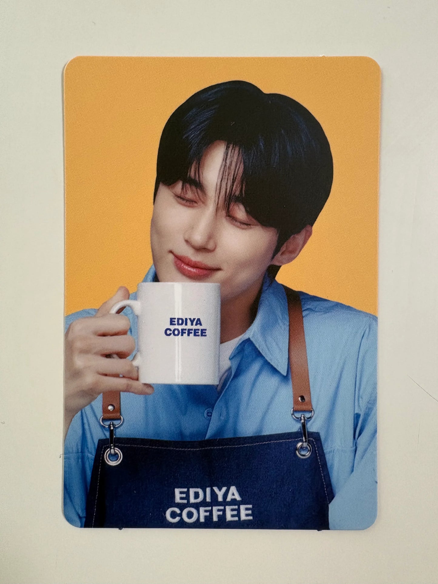 Byeon WooSeok X EDIYA Official Photocards 4PCS Ver. 1