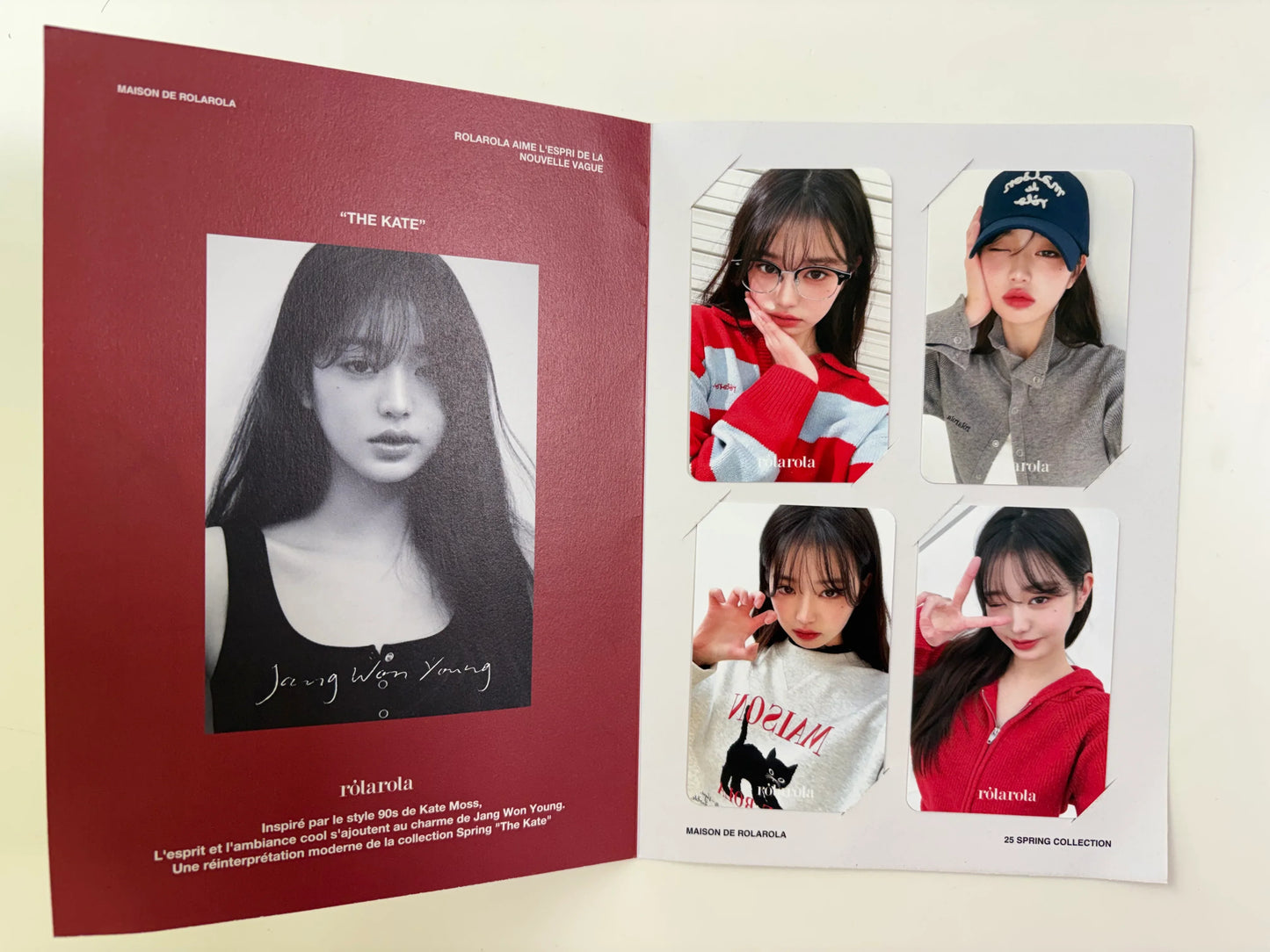 IVE Wonyoung X rola rola 2025 Spring Photocards 4PCS