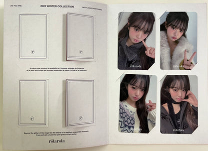 IVE Wonyoung X rola rola 2025 Winter Photocards 4PCS