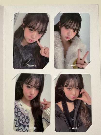 IVE Wonyoung X rola rola 2025 Winter Photocards 4PCS