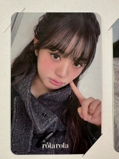 IVE Wonyoung X rola rola 2025 Winter Photocards 4PCS