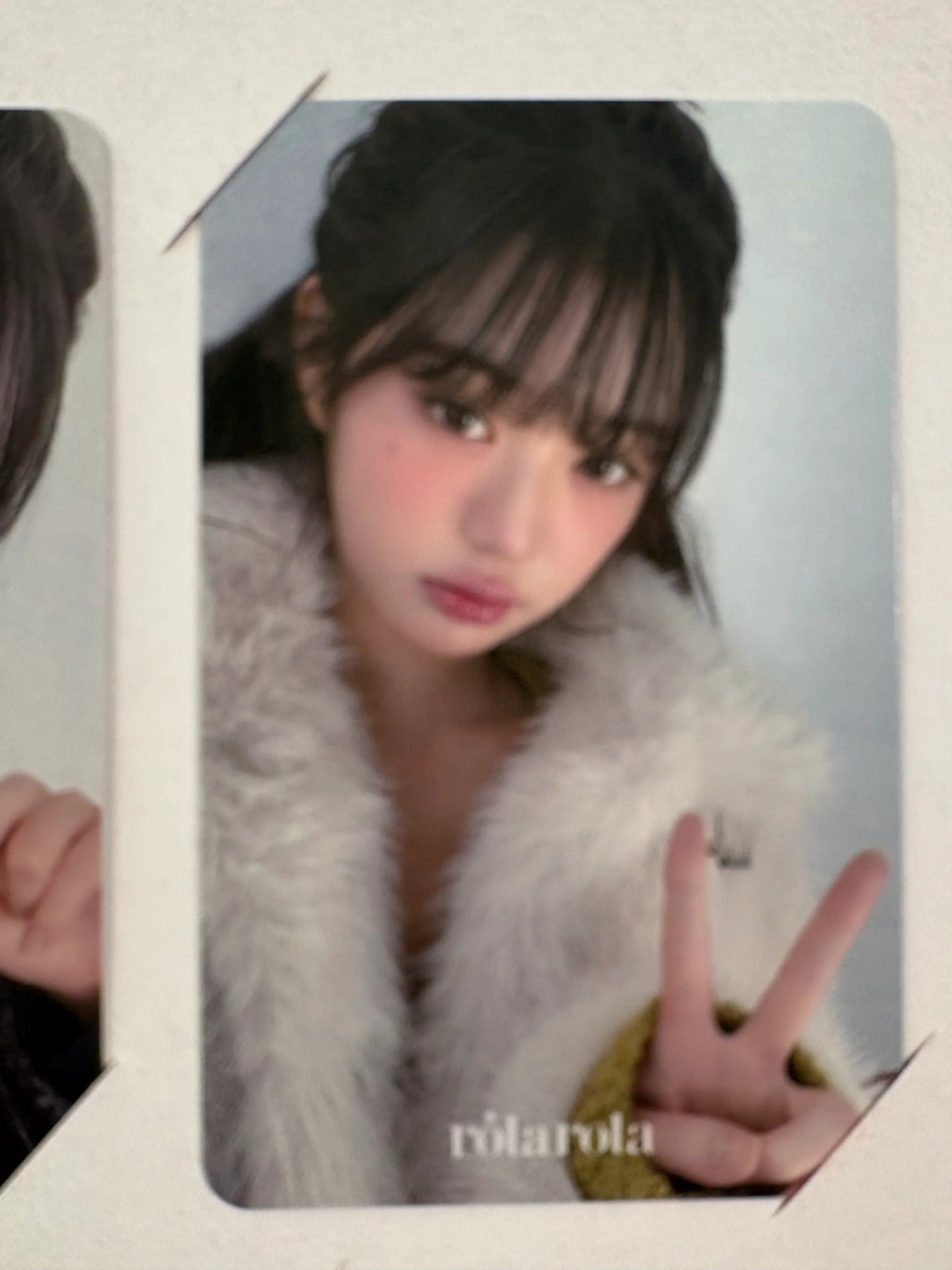 IVE Wonyoung X rola rola 2025 Winter Photocards 4PCS
