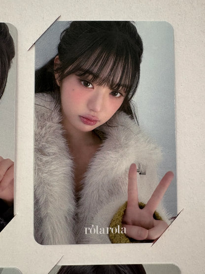 IVE Wonyoung X rola rola 2025 Winter Photocards 4PCS
