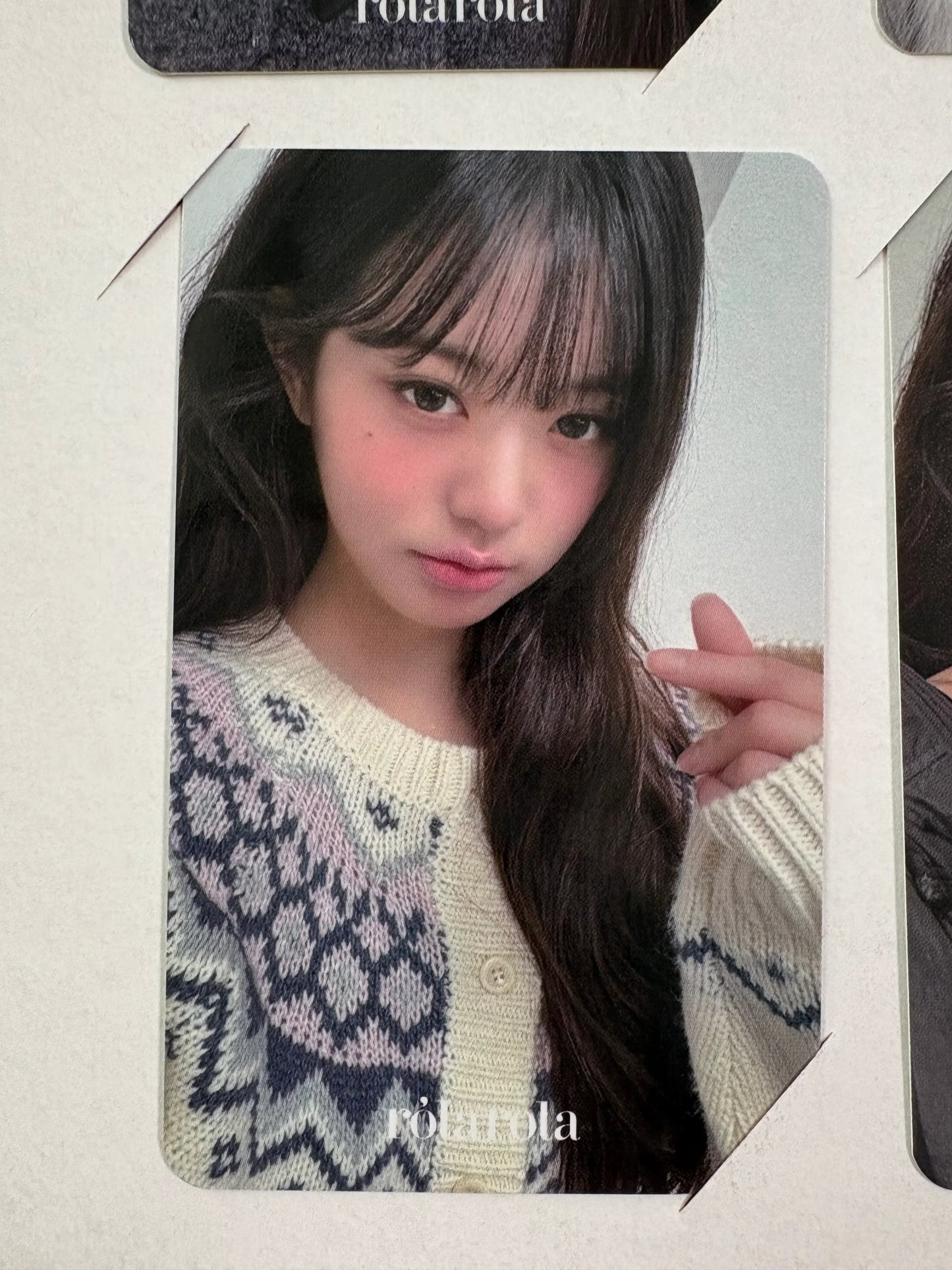 IVE Wonyoung X rola rola 2025 Winter Photocards 4PCS