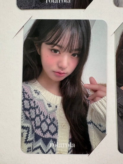 IVE Wonyoung X rola rola 2025 Winter Photocards 4PCS