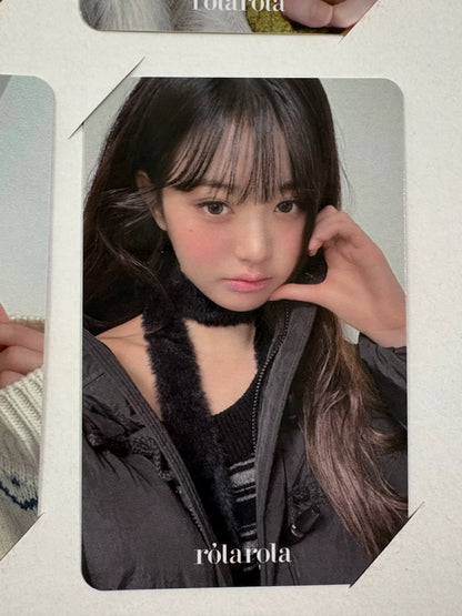 IVE Wonyoung X rola rola 2025 Winter Photocards 4PCS
