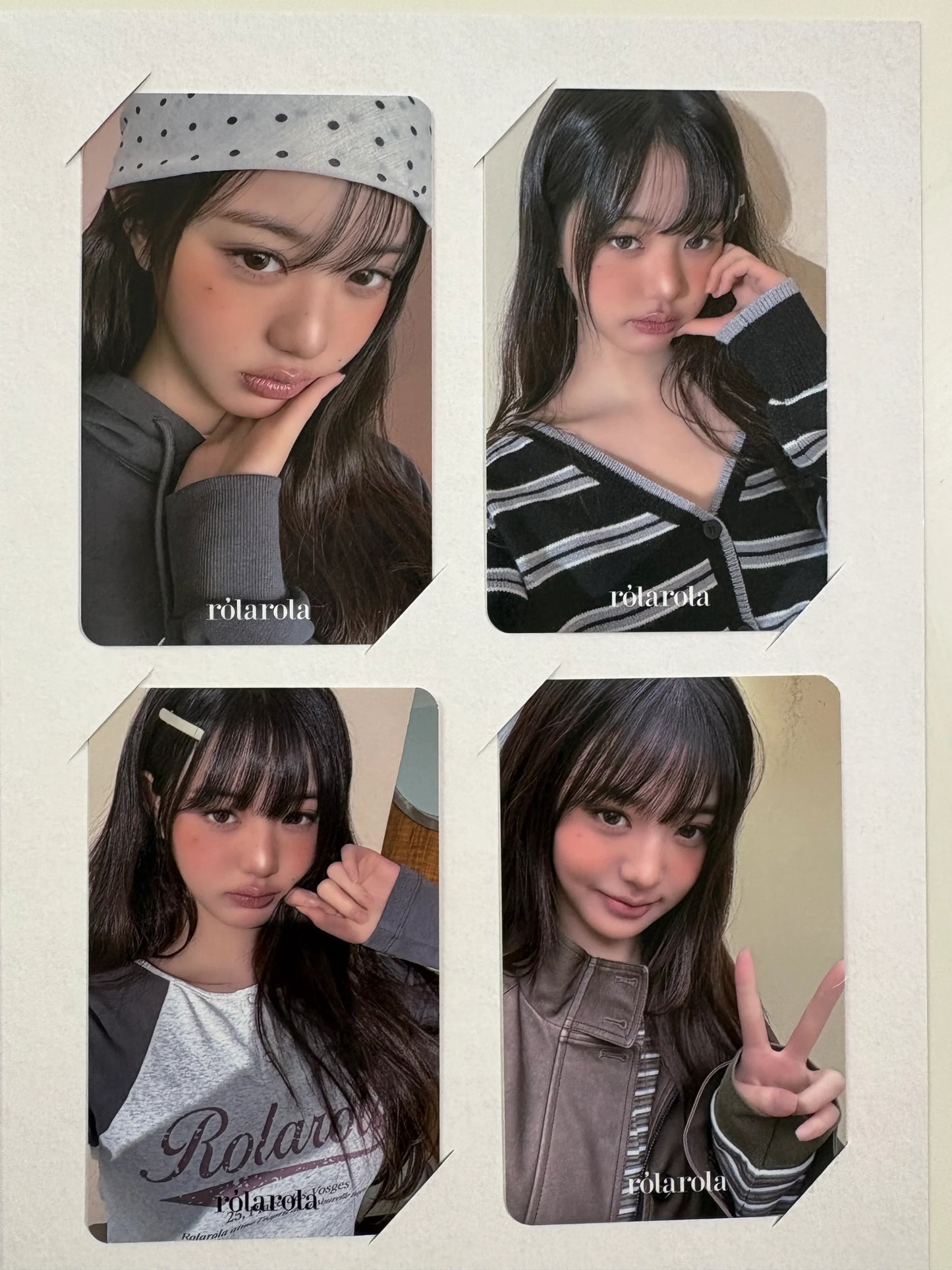 IVE Wonyoung X rola rola 2025 Fall Photocards 4PCS