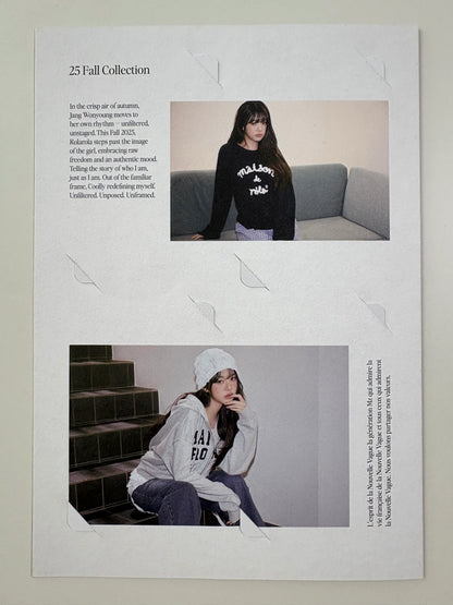 IVE Wonyoung X rola rola 2025 Fall Photocards 4PCS