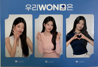 IVE Wonyoung X Woori Bank Official Photocards 4PCS