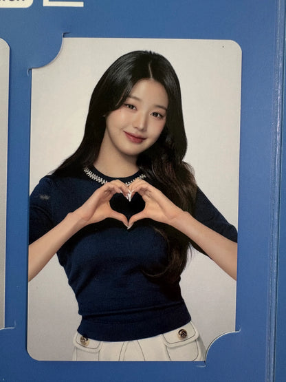 IVE Wonyoung X Woori Bank Official Photocards 4PCS