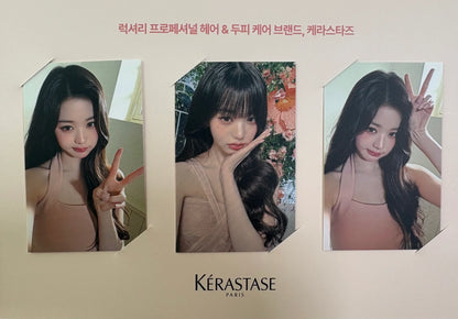 IVE Wonyoung X KERASTASE Official Photocards Ver. 2/ 4PCS
