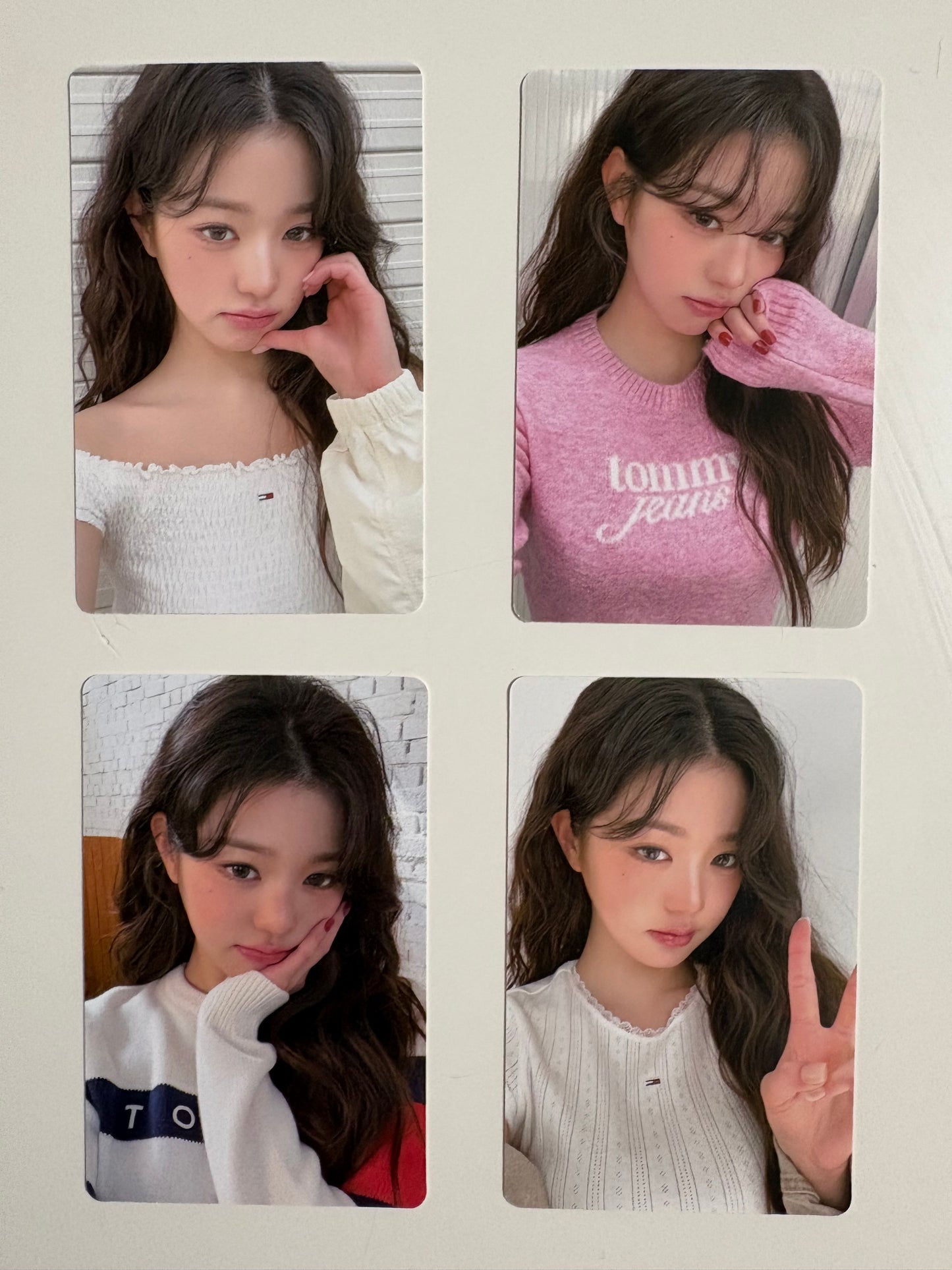 IVE Wonyoung X Tommy Jeans Photocards Ver. 1 / 4PCS