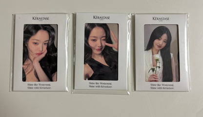 IVE Wonyoung X KERASTASE Official Photocards Ver. 1/ 3PCS