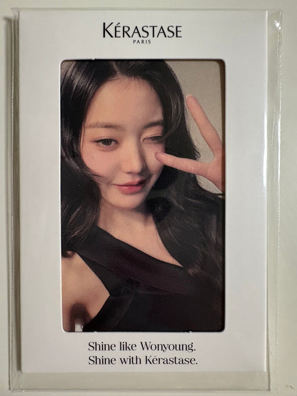 IVE Wonyoung X KERASTASE Official Photocards Ver. 1/ 3PCS