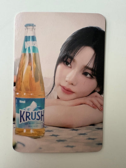 Aespa Karina X KRUSH Official Photocards / 3PCS