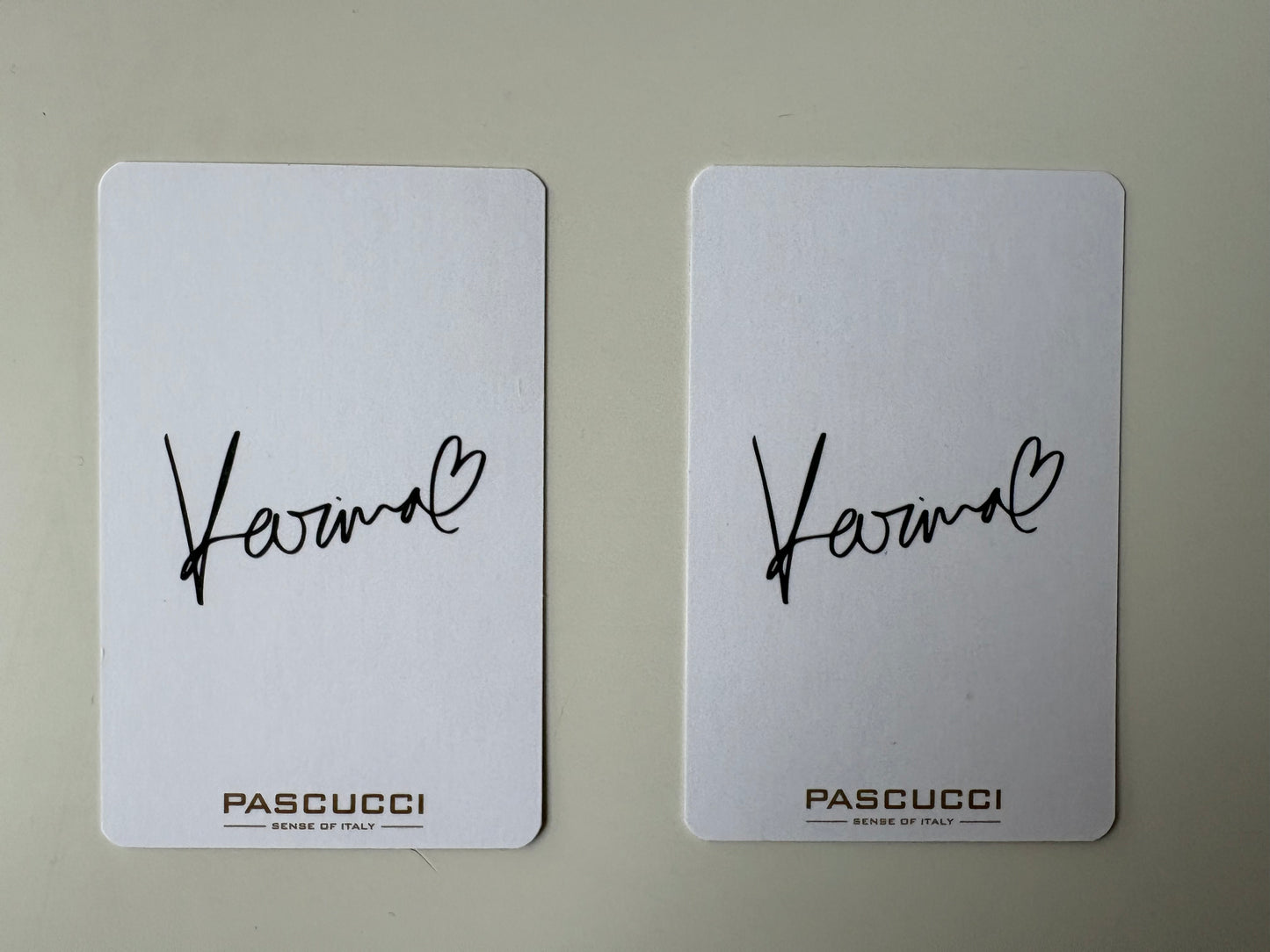Aespa Karina X Pascucci Official Photocards / 2PCS