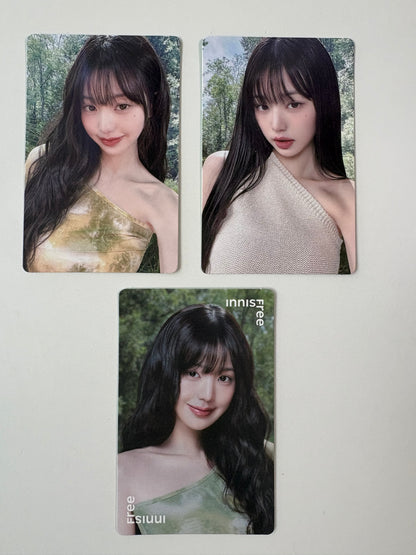 IVE Wonyoung X Innisfree Official Photocards Ver. 3 / 3PCS