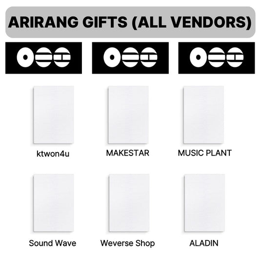 [ALL VENDORS] BTS - ARIRANG 5TH ALBUM + GIFT BUNDLE / 18 ALBUMS